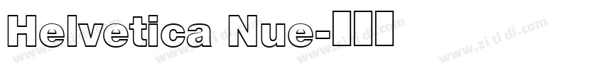 Helvetica Nue字体转换